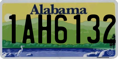 AL license plate 1AH6132
