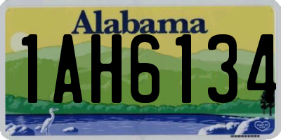 AL license plate 1AH6134