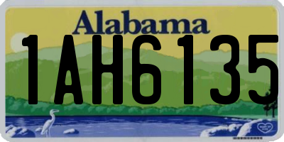 AL license plate 1AH6135
