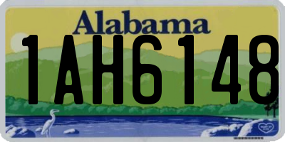 AL license plate 1AH6148