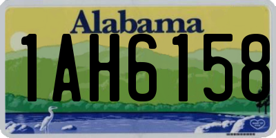 AL license plate 1AH6158