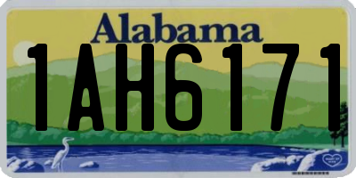 AL license plate 1AH6171