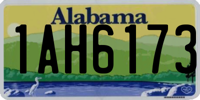 AL license plate 1AH6173