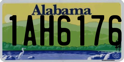 AL license plate 1AH6176