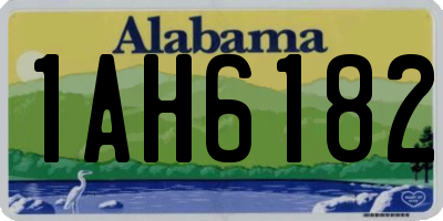 AL license plate 1AH6182