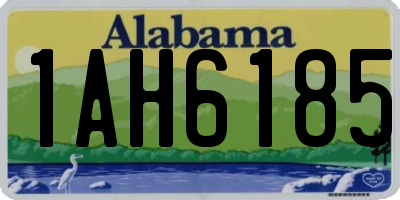 AL license plate 1AH6185