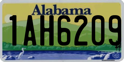 AL license plate 1AH6209