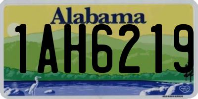 AL license plate 1AH6219