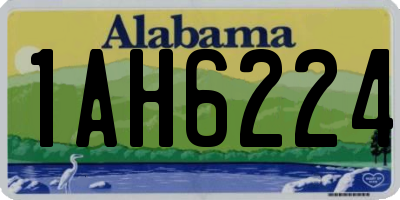 AL license plate 1AH6224