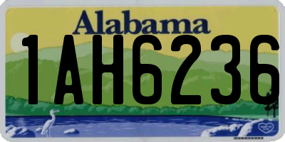 AL license plate 1AH6236