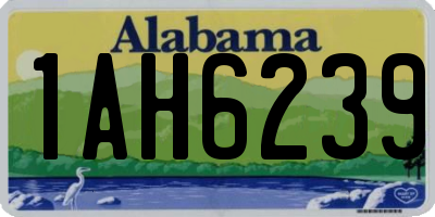 AL license plate 1AH6239