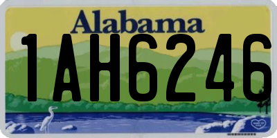 AL license plate 1AH6246