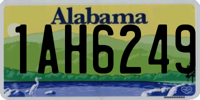 AL license plate 1AH6249
