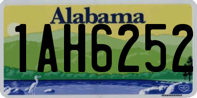 AL license plate 1AH6252