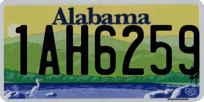 AL license plate 1AH6259