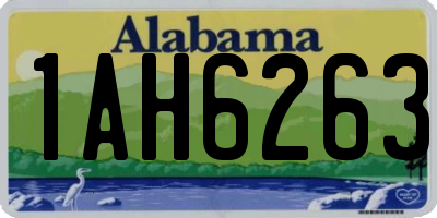 AL license plate 1AH6263