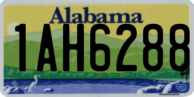 AL license plate 1AH6288