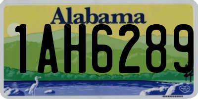 AL license plate 1AH6289