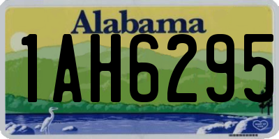 AL license plate 1AH6295