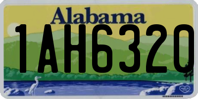 AL license plate 1AH6320