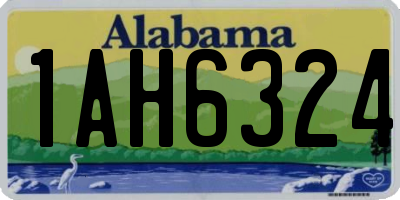 AL license plate 1AH6324