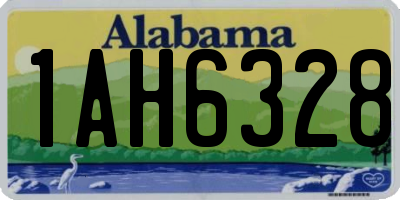 AL license plate 1AH6328