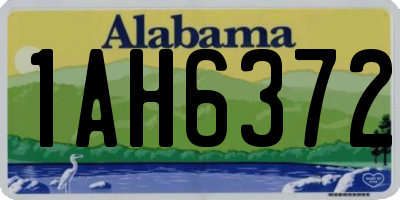 AL license plate 1AH6372