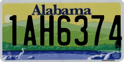 AL license plate 1AH6374