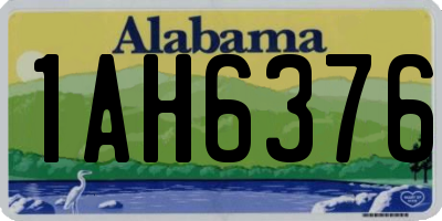 AL license plate 1AH6376