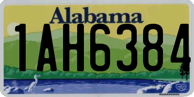 AL license plate 1AH6384