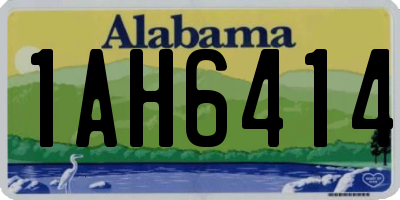 AL license plate 1AH6414