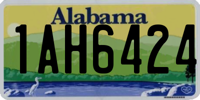 AL license plate 1AH6424