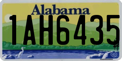 AL license plate 1AH6435