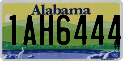 AL license plate 1AH6444