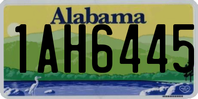 AL license plate 1AH6445