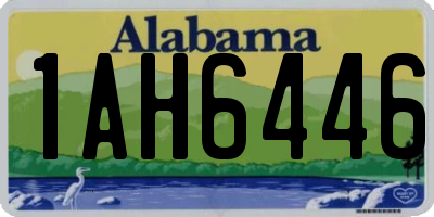AL license plate 1AH6446