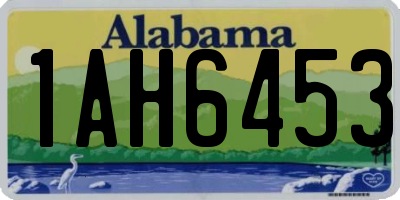 AL license plate 1AH6453