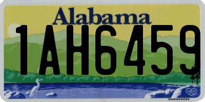 AL license plate 1AH6459