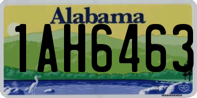 AL license plate 1AH6463