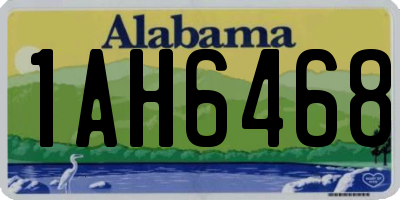 AL license plate 1AH6468