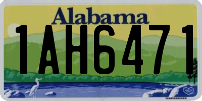 AL license plate 1AH6471