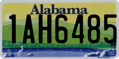 AL license plate 1AH6485