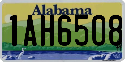 AL license plate 1AH6508