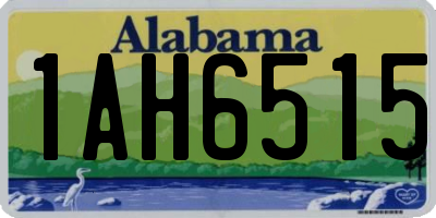 AL license plate 1AH6515