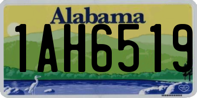 AL license plate 1AH6519