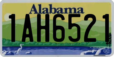 AL license plate 1AH6521