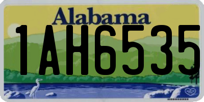 AL license plate 1AH6535