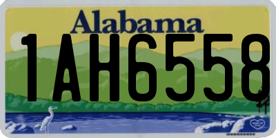 AL license plate 1AH6558