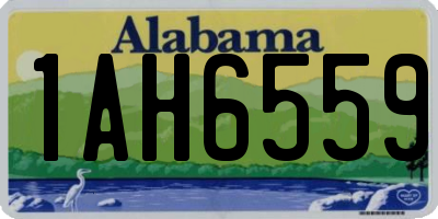 AL license plate 1AH6559