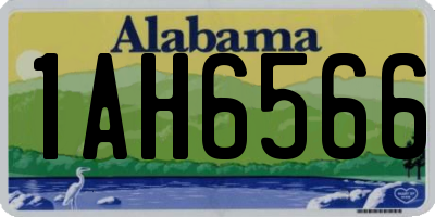 AL license plate 1AH6566